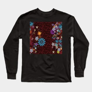 Colorful mix flowers Long Sleeve T-Shirt